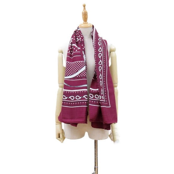 HERMES Grand Manege cashmere Scarf - Picture 3 of 5